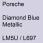 Preview: Porsche, Diamond Blue Metallic, LM5U / L697.
